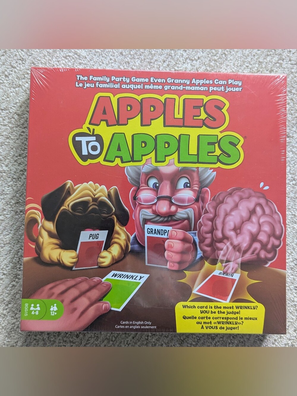 Apples to Apples Card Game by Mattel Games (Brand New & Factory Sealed)